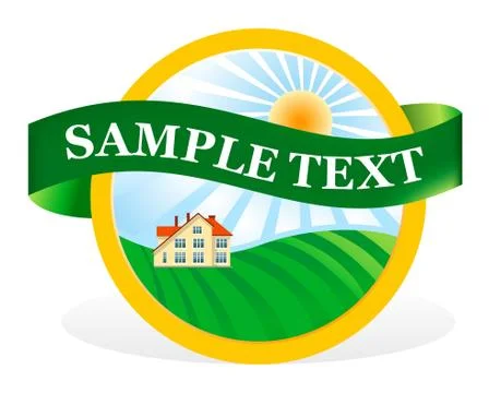 Vector label for various products Stock Illustration