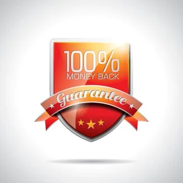 Vector Labels Illustration with shiny styled design on a clear background Stock Illustration