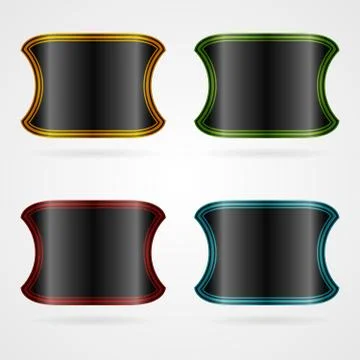 Vector labels set Stock Illustration