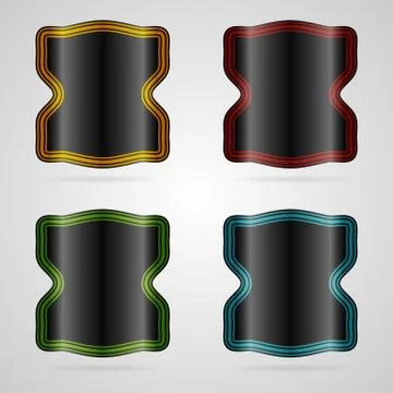 Vector labels set Stock Illustration