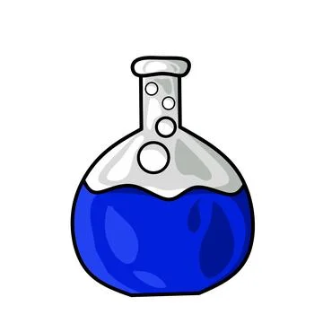 Vector laboratory glassware icon Illustrazione stock