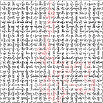 Vector labyrinth background, maze illustration イラスト素材