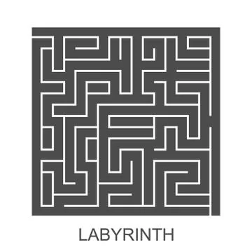 Vector labyrinth. Stock Illustration