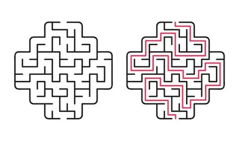 Vector labyrinth Stock Illustration