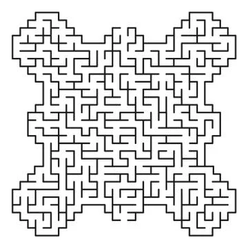 Vector labyrinth Stock Illustration
