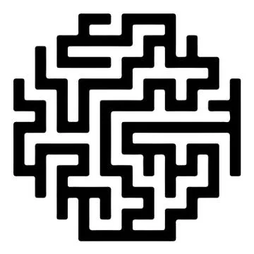 Vector labyrinth. Maze game illustration 스톡 일러스트