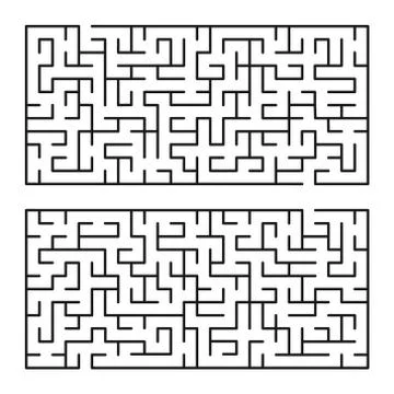 Vector labyrinths 87. Stock Illustration