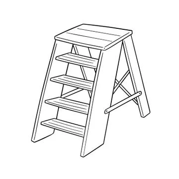 Vector of ladder Stock Illustration