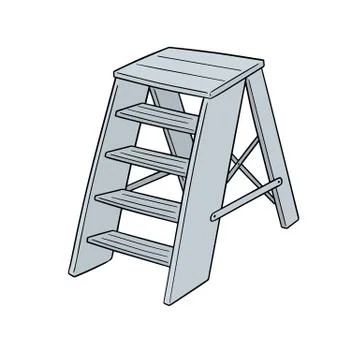 Vector of ladder Stock Illustration