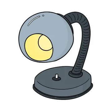 Vector of lamp Illustrazione stock