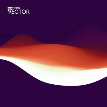 Vector landscape abstract gradient background. Color background texture Stock Illustration