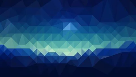 Vector landscape with blue Low poly sky, abstract colorful background, wall.. Stock Illustration