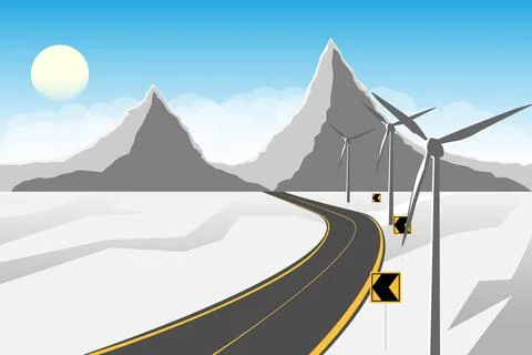 Vector landscape 스톡 일러스트