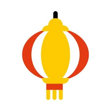 Vector Lantern with Color Stock Illustration