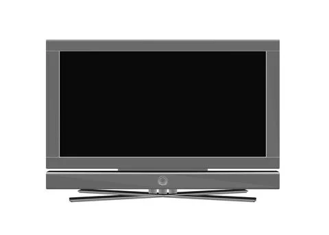 Vector laptop polygonal. Personal computer in flat style. Desktop computer. Stock Illustration