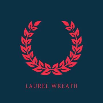 Vector Laurel Wreath Stock Illustration