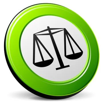 Vector law 3d icon Illustrazione stock