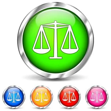 Vector law icons Stock Illustration