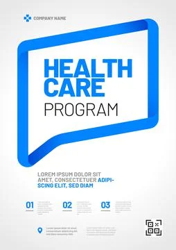 Vector layout design template for medicine. A4 size. Stock Illustration