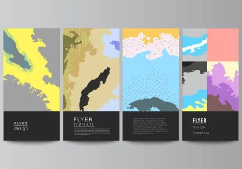 Vector layout of flyer, banner design templates for website advertising design Stock Illustration