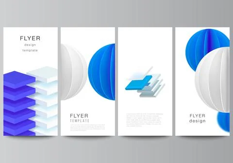 Vector layout of flyer, banner design templates for website advertising design Stock Illustration