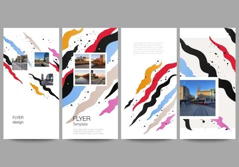 Vector layout of flyer, banner design templates for website advertising design Stock Illustration