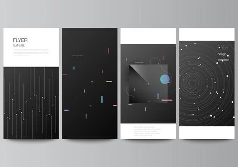 Vector layout of flyer, banner design templates for website advertising design Stock Illustration