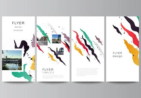 Vector layout of flyer, banner design templates for website advertising design Stock Illustration