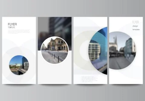 Vector layout of flyer, banner templates for website advertising design Stock Illustration