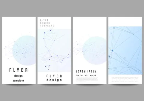 Vector layout of flyer, banner templates for website advertising design Stock Illustration