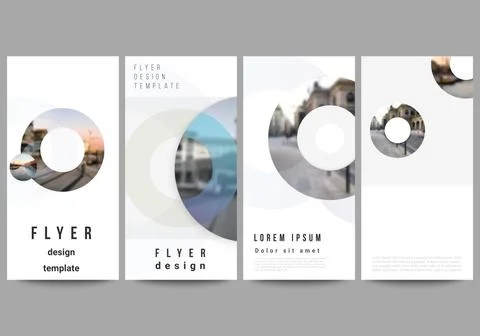 Vector layout of flyer, banner templates for website advertising design Stock Illustration