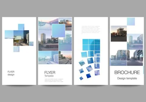 Vector layout of flyer, banner templates for website advertising design Stock Illustration