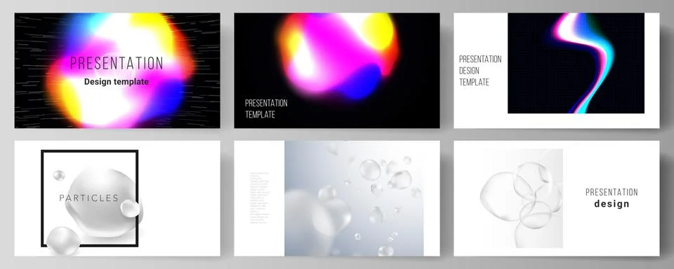 The vector layout of the presentation slides design business templates. SPA and Stock Illustration