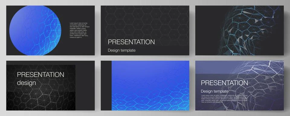 Vector layout of the presentation slides design business templates. Digital Stock Illustration