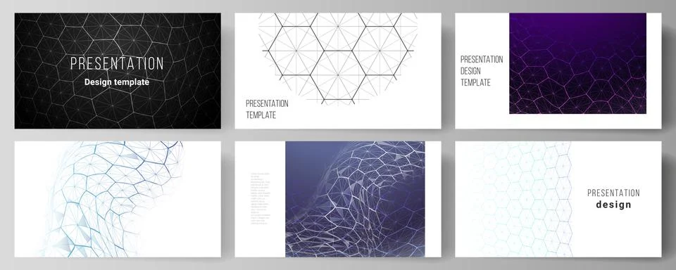 Vector layout of the presentation slides design business templates. Digital Stock Illustration