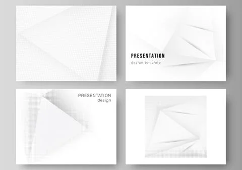 Vector layout of the presentation slides design templates, multipurpose template Illustrazione stock