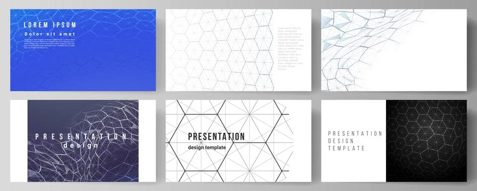 Vector layout of the presentation slides design business templates. Digital Stock Illustration