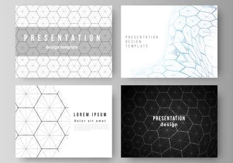 Vector layout of the presentation slides design business templates. Digital Stock Illustration