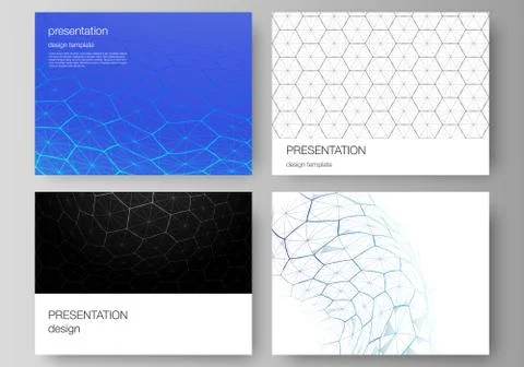 Vector layout of the presentation slides design business templates. Digital Stock Illustration