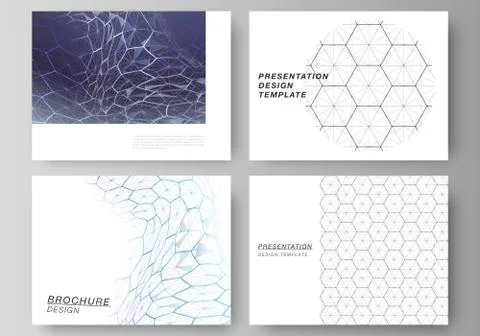 Vector layout of the presentation slides design business templates. Digital Stock Illustration