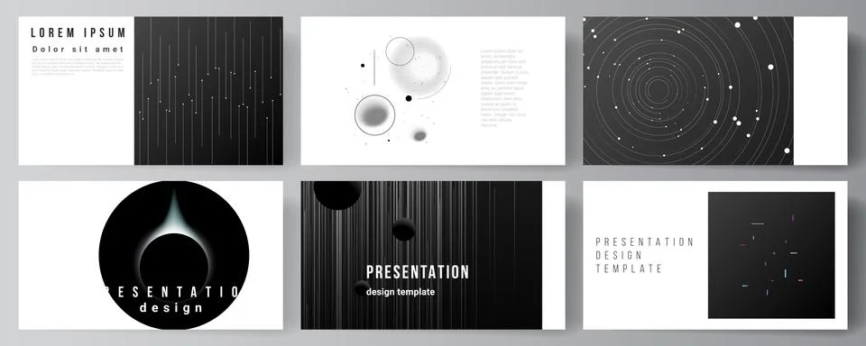 Vector layout of the presentation slides design business templates, multipurpose Illustrazione stock