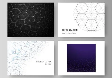 Vector layout of the presentation slides design business templates. Digital Stock Illustration