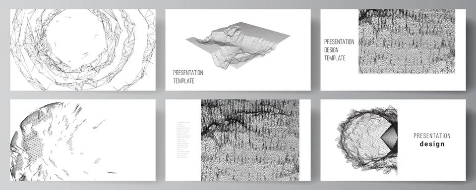 Vector layout of presentation slides design business templates, template for Stock Illustration