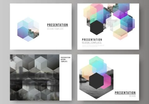 Vector layout of the presentation slides design business templates, multipurpose Illustrazione stock