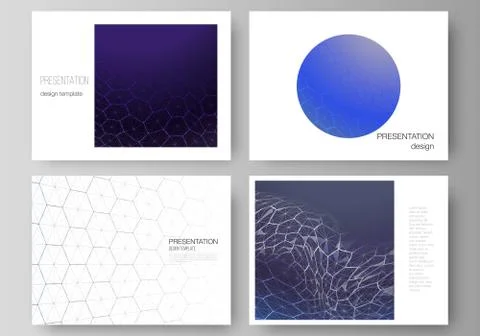 Vector layout of the presentation slides design business templates. Digital Stock Illustration