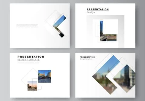 Vector layout of the presentation slides design business templates, multipurpose Stock Illustration
