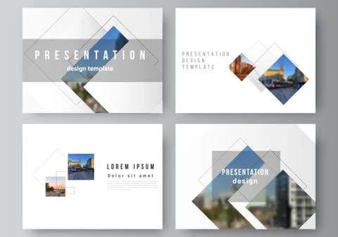 Vector layout of the presentation slides design business templates, multipurpose Stock Illustration