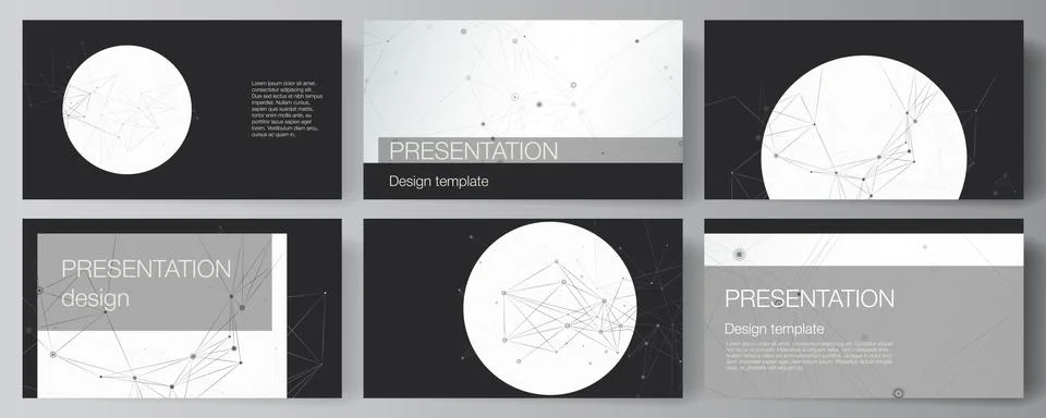 Vector layout of presentation slides design business templates, template for Stock Illustration