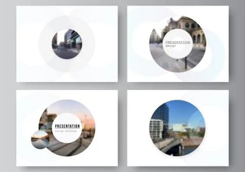 Vector layout of the presentation slides design business templates, multipurpose Illustrazione stock