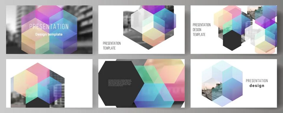 Vector layout of the presentation slides design business templates, multipurpose Illustrazione stock